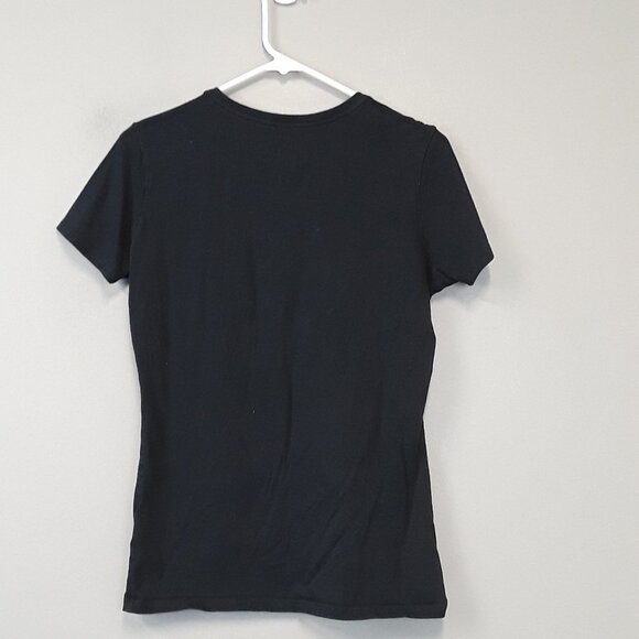 NIKE Slim Fit Black Graphic Short Sleeve T-shirt - Picture 7 of 9